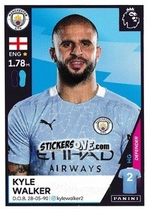 Cromo Kyle Walker - Premier League Inglese 2020-2021 - Panini