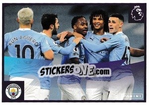 Sticker Citizens Celebrate - Premier League Inglese 2020-2021 n. 407 - Panini
