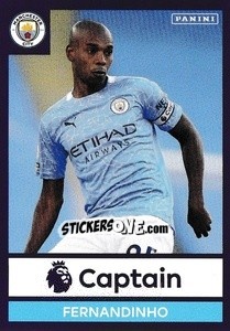 Sticker Fernandinho (Captain) - Premier League Inglese 2020-2021 n. 410 - Panini