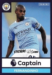 Cromo Fernandinho (Captain) - Premier League Inglese 2020-2021 - Panini