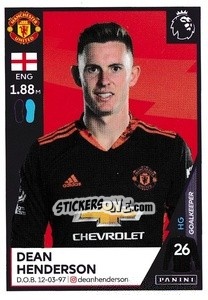 Sticker Dean Henderson - Premier League Inglese 2020-2021 - Panini