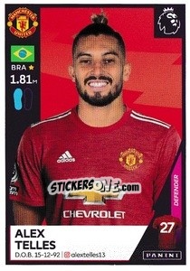 Sticker Alex Telles - Premier League Inglese 2020-2021 - Panini