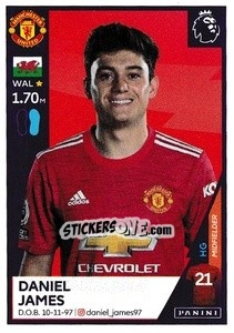 Sticker Daniel James - Premier League Inglese 2020-2021 - Panini