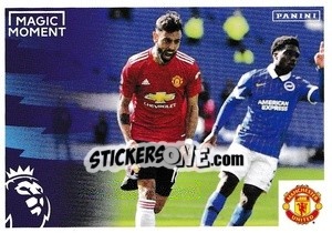 Sticker Bruno Fernandes (Magic Moment) - Premier League Inglese 2020-2021 - Panini