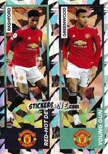 Sticker Marcus Rashford / Mason Greenwood - Premier League Inglese 2020-2021 - Panini