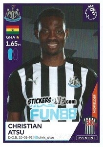 Cromo Christian Atsu - Premier League Inglese 2020-2021 n. 457 - Panini