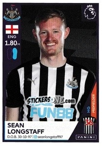 Sticker Sean Longstaff - Premier League Inglese 2020-2021 n. 458 - Panini
