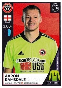Sticker Aaron Ramsdale - Premier League Inglese 2020-2021 - Panini