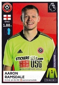 Sticker Aaron Ramsdale - Premier League Inglese 2020-2021 n. 470 - Panini