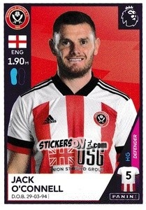 Sticker Jack O'Connell - Premier League Inglese 2020-2021 n. 474 - Panini