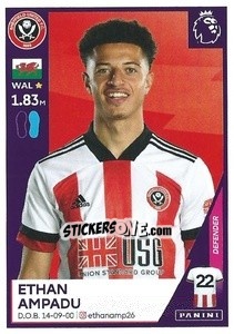Sticker Ethan Ampadu - Premier League Inglese 2020-2021 n. 480 - Panini