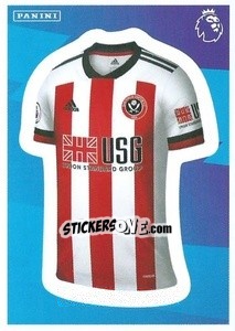 Figurina Home Kit (Sheffield United) - Premier League Inglese 2020-2021 - Panini