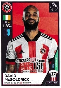 Figurina David McGoldrick - Premier League Inglese 2020-2021 - Panini