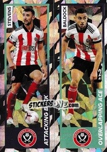 Cromo Enda Stevens / George Baldock - Premier League Inglese 2020-2021 - Panini