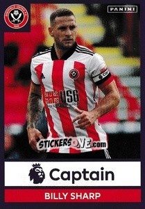 Sticker Billy Sharp (Sheffield United) -  Captain - Premier League Inglese 2020-2021 - Panini