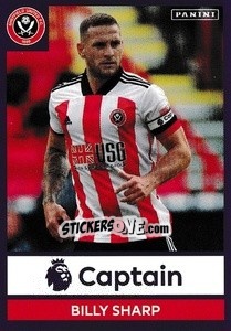 Figurina Billy Sharp (Sheffield United) -  Captain - Premier League Inglese 2020-2021 - Panini