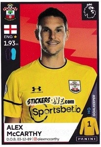 Cromo Alex McCarthy - Premier League Inglese 2020-2021 - Panini