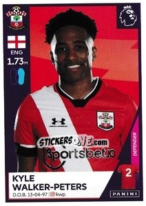 Sticker Kyle Walker-Peters - Premier League Inglese 2020-2021 n. 501 - Panini
