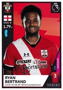 Sticker Ryan Bertrand - Premier League Inglese 2020-2021 - Panini