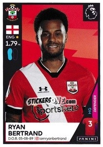 Sticker Ryan Bertrand - Premier League Inglese 2020-2021 n. 502 - Panini