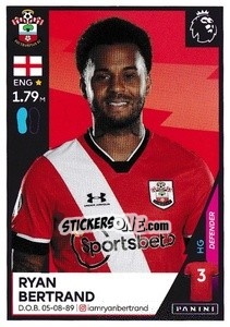 Cromo Ryan Bertrand - Premier League Inglese 2020-2021 - Panini