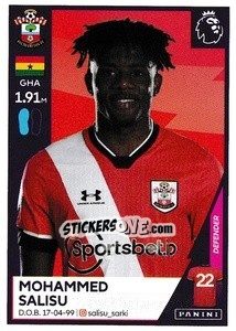 Sticker Mohammed Salisu - Premier League Inglese 2020-2021 - Panini