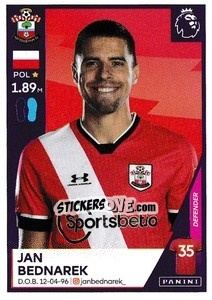 Sticker Jan Bednarek - Premier League Inglese 2020-2021 n. 507 - Panini