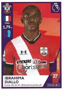 Cromo Ibrahima Diallo - Premier League Inglese 2020-2021 - Panini