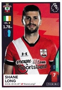 Sticker Shane Long - Premier League Inglese 2020-2021 n. 518 - Panini