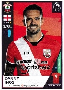 Sticker Danny Ings - Premier League Inglese 2020-2021 n. 519 - Panini