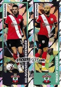 Sticker Jan Bednarek / Nathan Redmond - Premier League Inglese 2020-2021 n. 525 - Panini