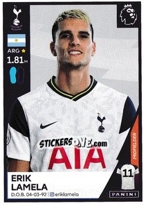 Sticker Erik Lamela - Premier League Inglese 2020-2021 n. 537 - Panini
