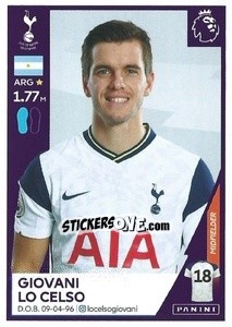 Sticker Giovani Lo Celso - Premier League Inglese 2020-2021 n. 541 - Panini