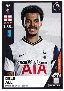 Cromo Dele Alli - Premier League Inglese 2020-2021 - Panini