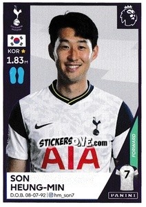 Sticker Son Heung-Min - Premier League Inglese 2020-2021 - Panini