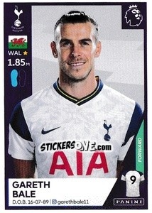 Sticker Gareth Bale - Premier League Inglese 2020-2021 n. 547 - Panini
