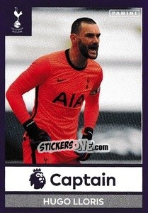Sticker Hugo Lloris (Captain) - Premier League Inglese 2020-2021 n. 555 - Panini