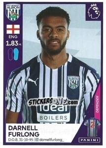 Sticker Darnell Furlong - Premier League Inglese 2020-2021 - Panini