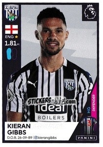 Cromo Kieran Gibbs - Premier League Inglese 2020-2021 - Panini