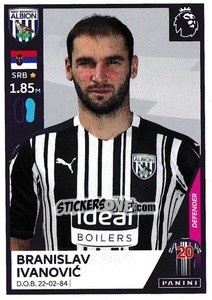 Sticker Branislav Ivanovic - Premier League Inglese 2020-2021 - Panini