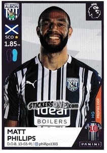 Figurina Matt Phillips - Premier League Inglese 2020-2021 - Panini