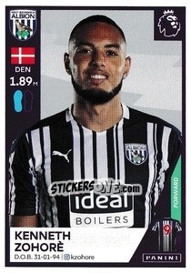 Sticker Kenneth Zohore - Premier League Inglese 2020-2021 - Panini