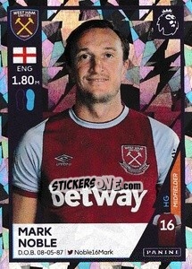 Cromo Mark Noble (Captain) - Premier League Inglese 2020-2021 - Panini