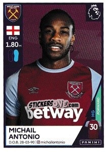 Sticker Michail Antonio - Premier League Inglese 2020-2021 - Panini