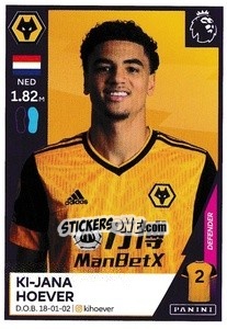 Sticker Ki-Jana Hoever - Premier League Inglese 2020-2021 - Panini