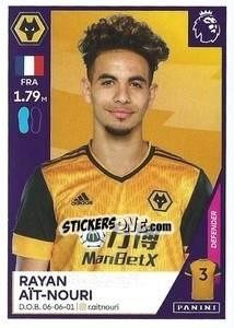 Sticker Rayan Aït-Nouri - Premier League Inglese 2020-2021 - Panini