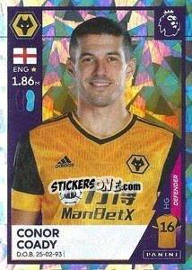 Sticker Conor Coady (Captain) - Premier League Inglese 2020-2021 n. 621 - Panini