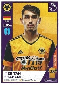 Sticker Meritan Shabani - Premier League Inglese 2020-2021 n. 632 - Panini