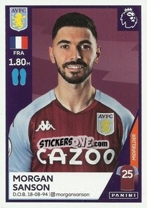 Sticker Figurina U3 - Premier League Inglese 2020-2021 - Panini