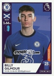 Sticker Billy Gilmour - Premier League Inglese 2020-2021 n. U12 - Panini